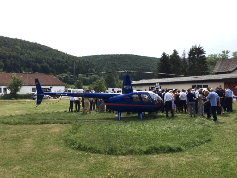 Hochzeitsflug – Mitten ins Herz