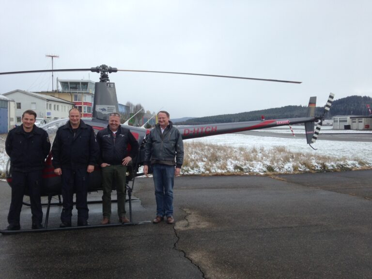 Mit 60 Jahren Helicopterpilot werden