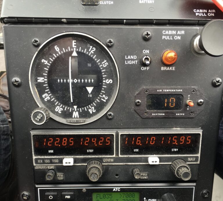 Navigationsflug mit VOR