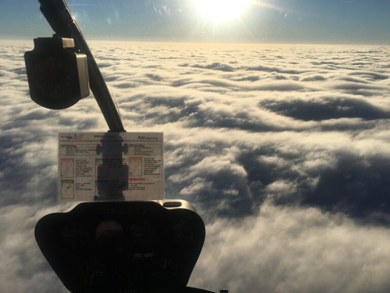 Simulierter Geschäftsflug