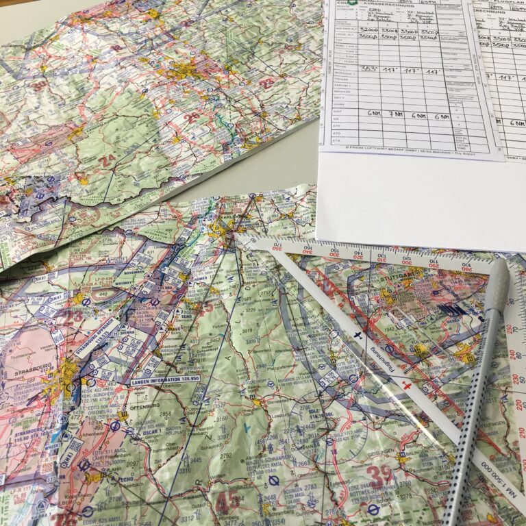Navigationsflug, Teil 1: Ausführliche Vorbereitung