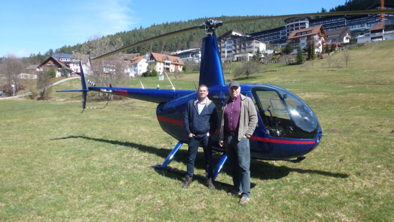 Aussenlandung beim Hotel Traube Tonbach