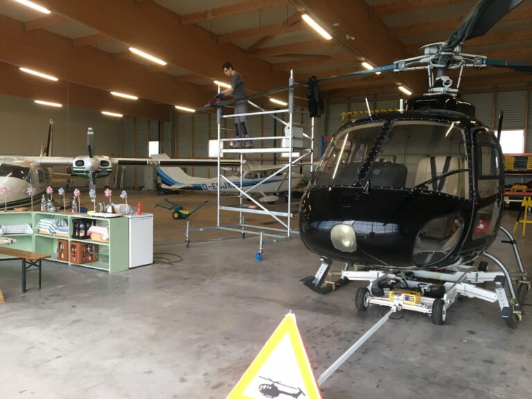 Wie reinigt man einen Heli?